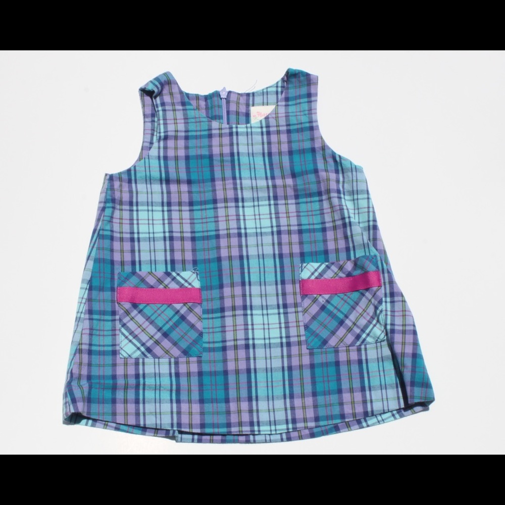 Plaid Jumper Dress